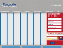 Tablet Screenshot of dunwiddie.com